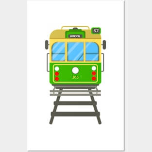 Tram train Posters and Art